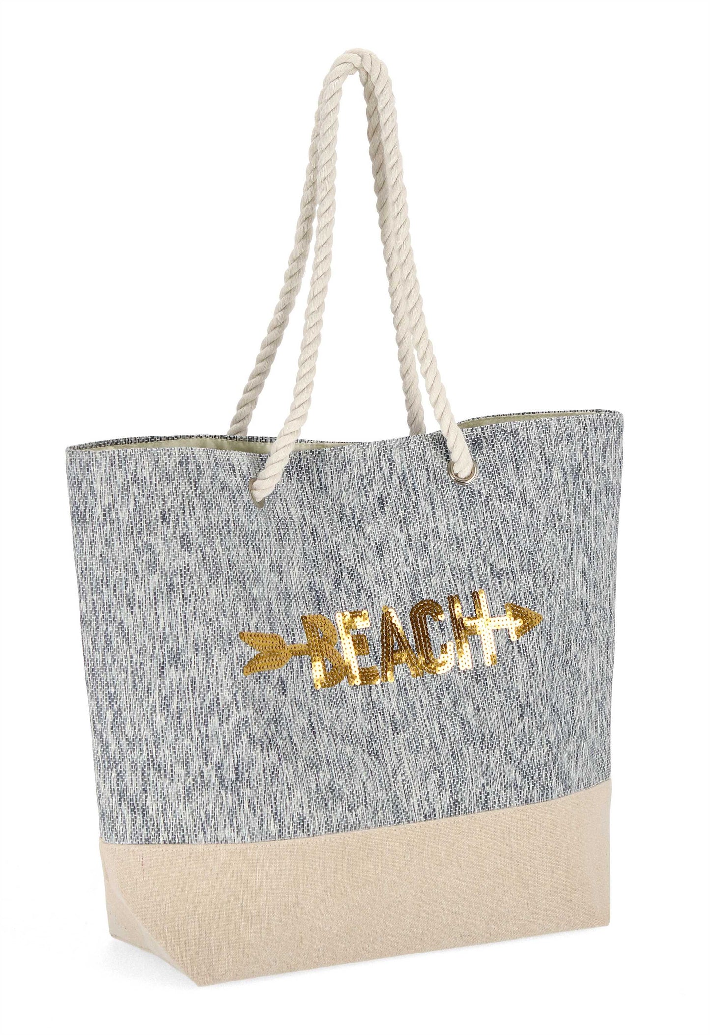 BORSA MARE BEACH GRIGIO