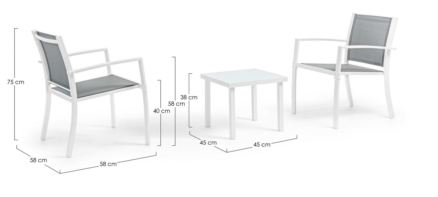 SET SALOTTO AURI BIANCO