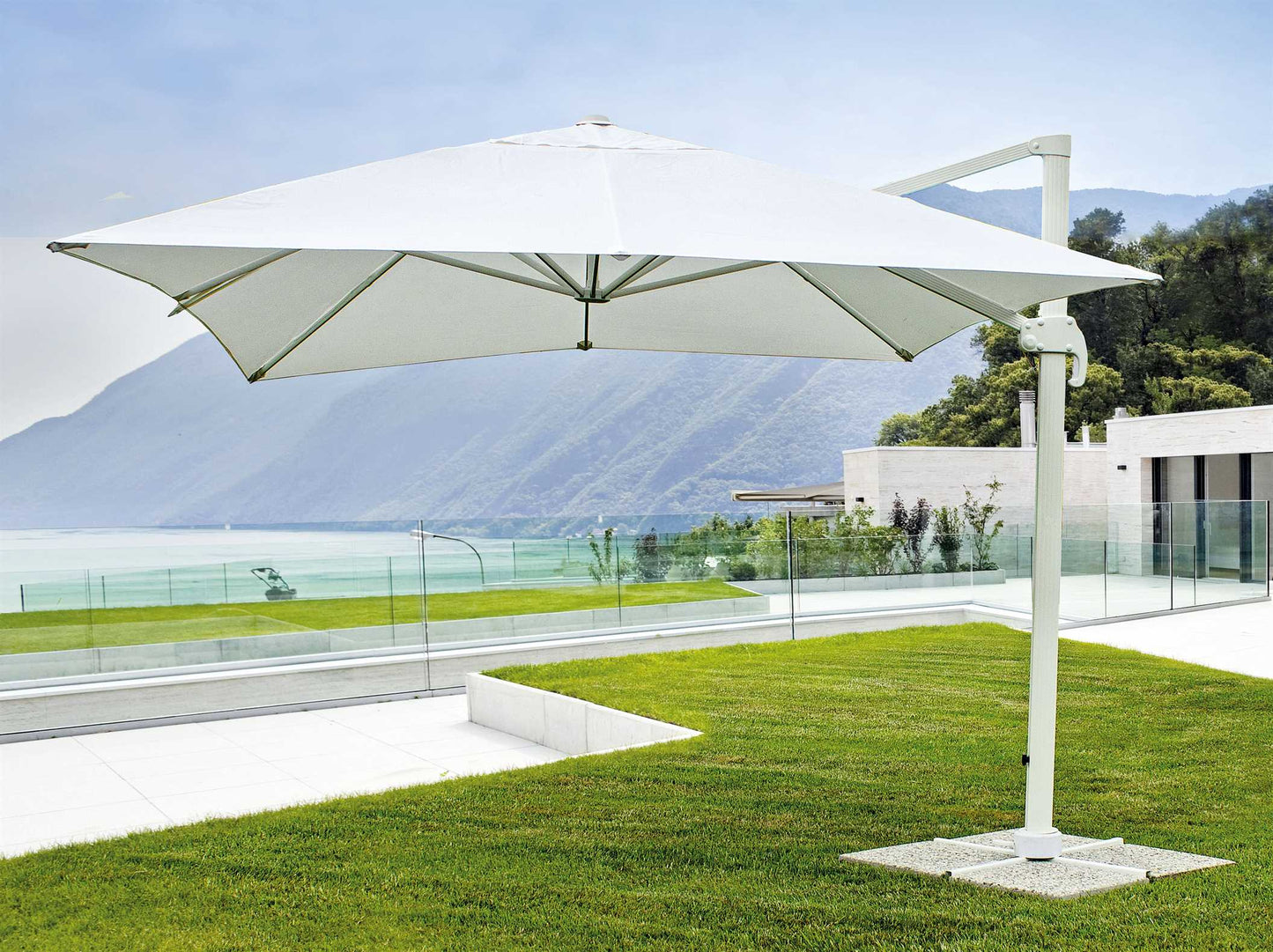 OMBRELLONE BRACCIO BAHIA 3X4 BIANCO