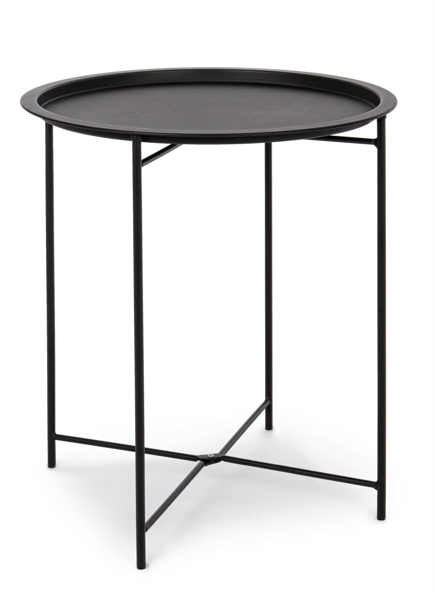 TAVOLINO C-VASSOIO WISSANT NERO D46