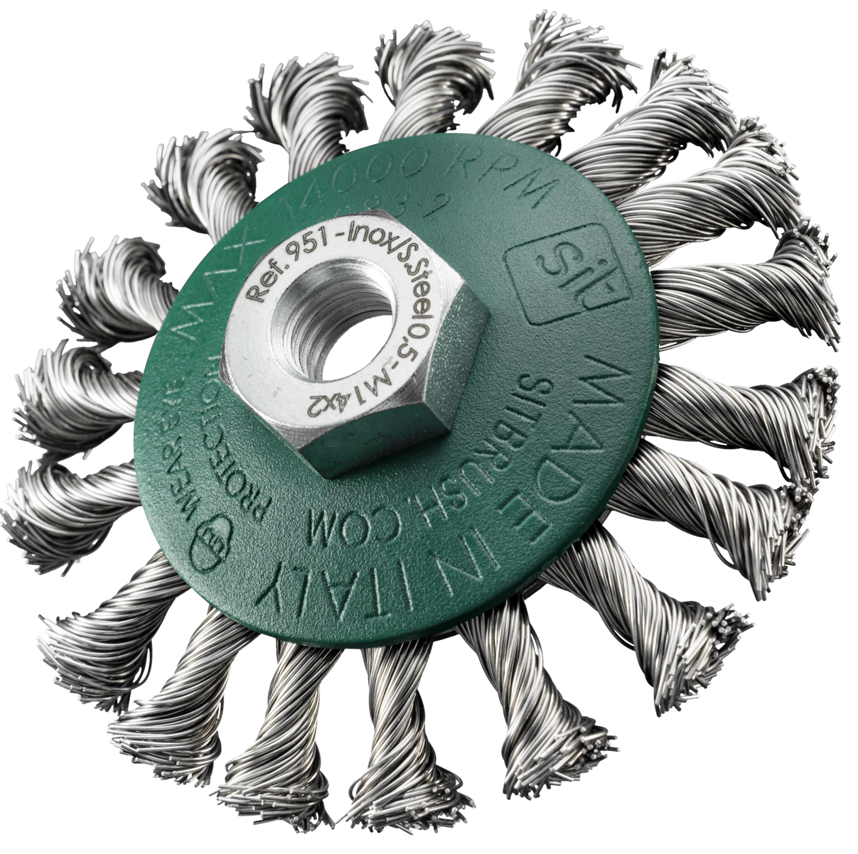 SPAZZOLA CON.RIT.MM.95 INOX BCZ95 SIT