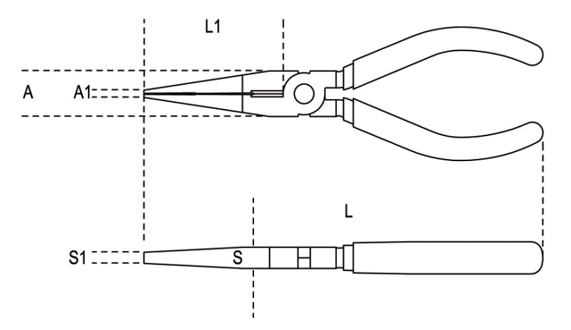 PINZE MM.200 BECCHI M/TONDI LUNGHI BETA