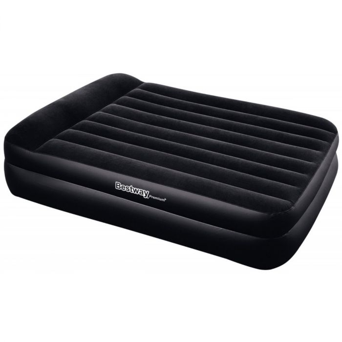 MATERASSINO FLOC.203X152 H.46 NERO C/POMPA