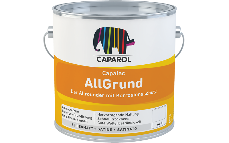 FONDO ANTIRUG.CAPALAC ALLGRUND BIANCO LT.2,5 CAPAROL