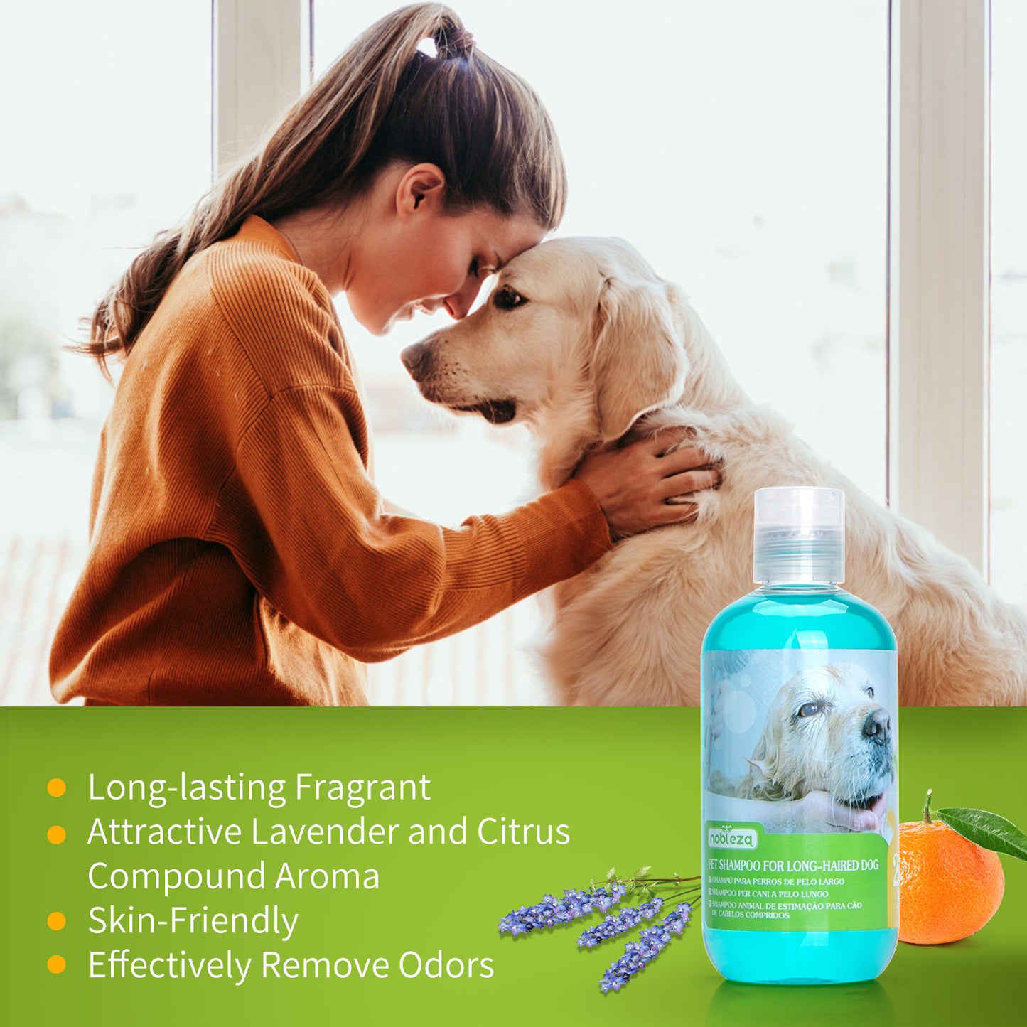SHAMPOO PER CANI A PELO LUNGO ML.250