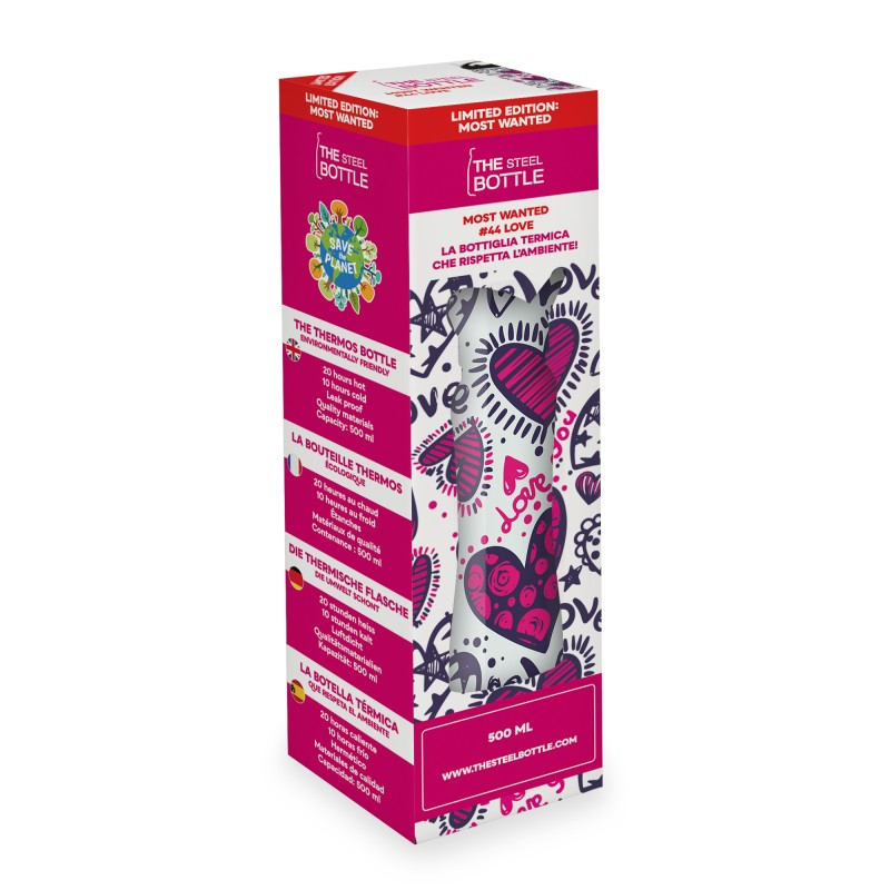 BORRACCIA ACCIAIO C/CANNUCCIA #44 LOVE ML.500