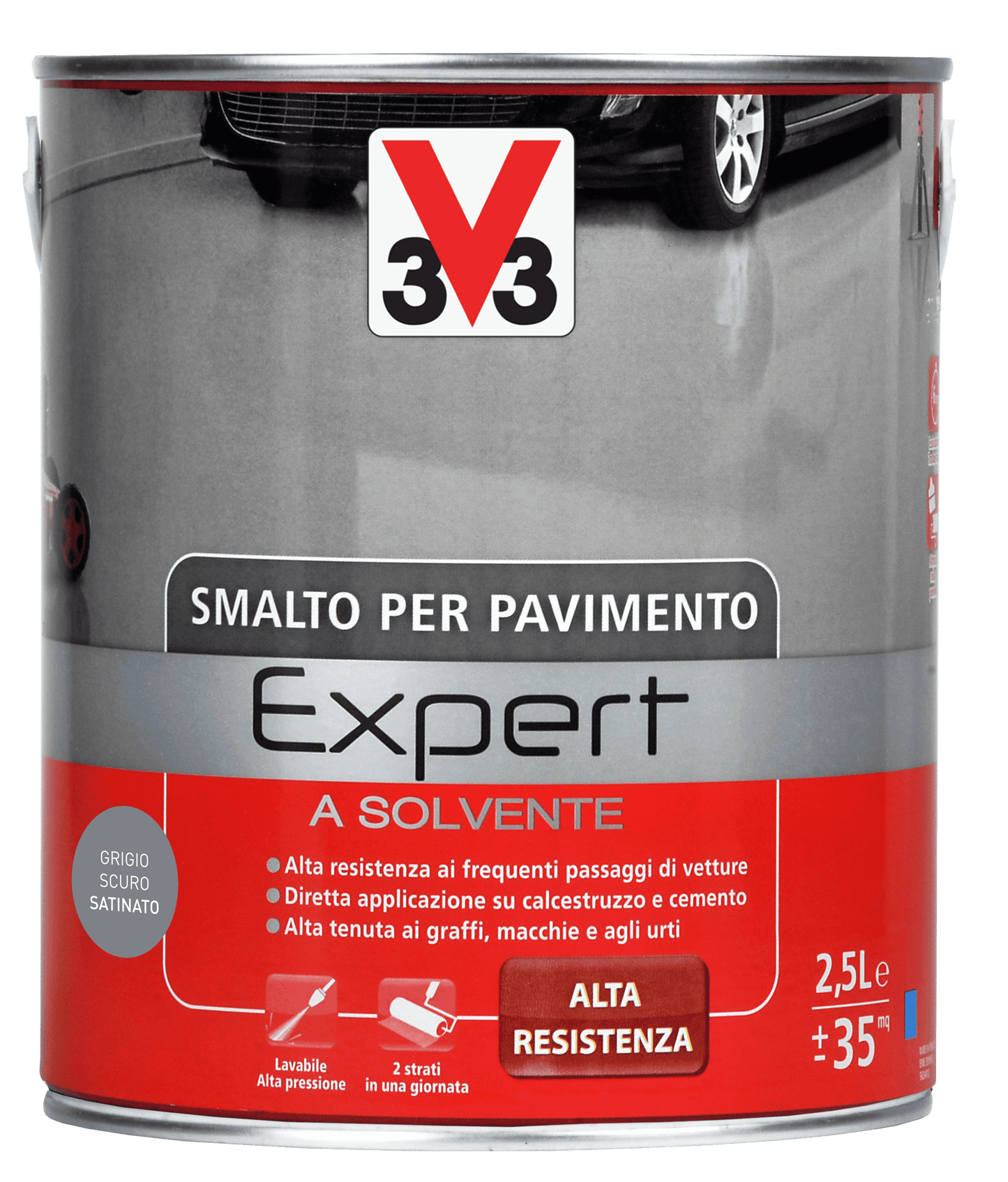 SMALTO PAV. EXP ALTA/RESIST. GRIGIO SC. LT.2,5