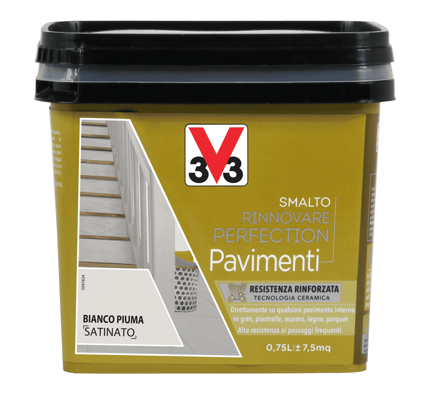 SMALTO PERFECTION PAVIM. BIANCO PIUMA ML.750