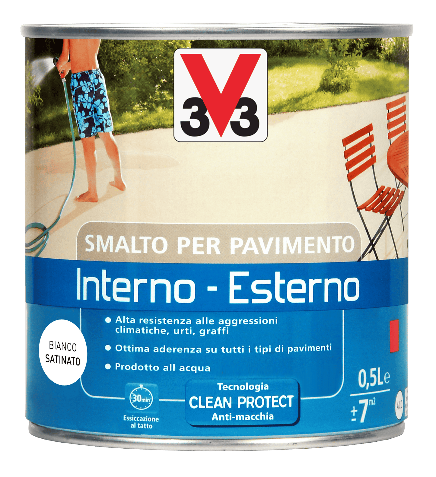 SMALTO ACQUA X PAV. I/E BIANCO ML.500