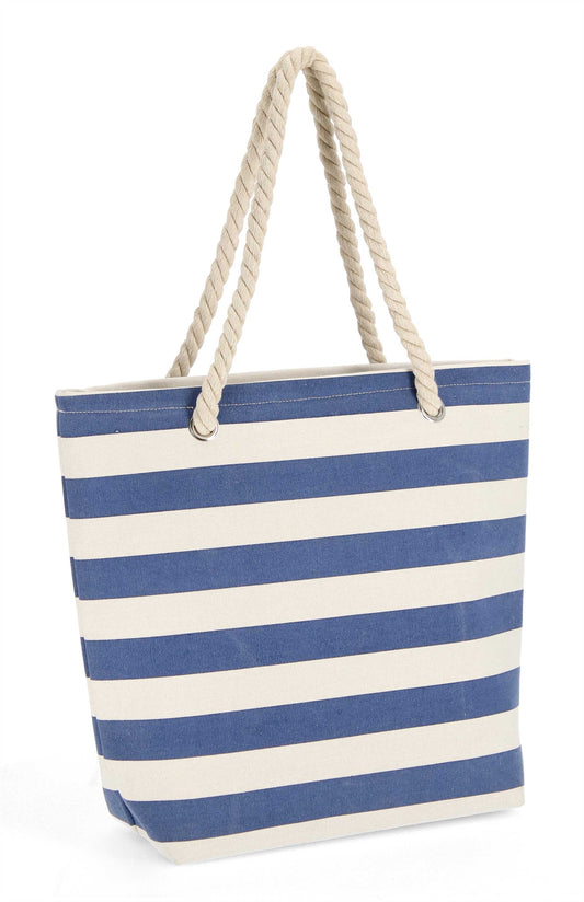 BORSA MARE BAND BIANCO-BLU