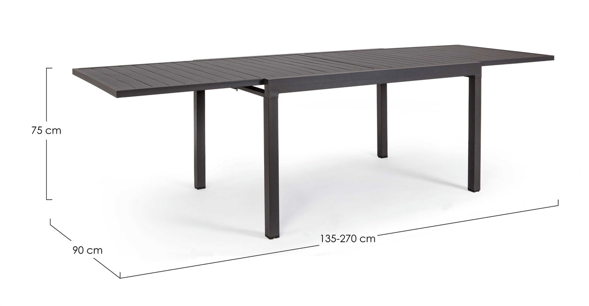 TAVOLO ALL PELAGIUS 135-270X90 ANTR YK13