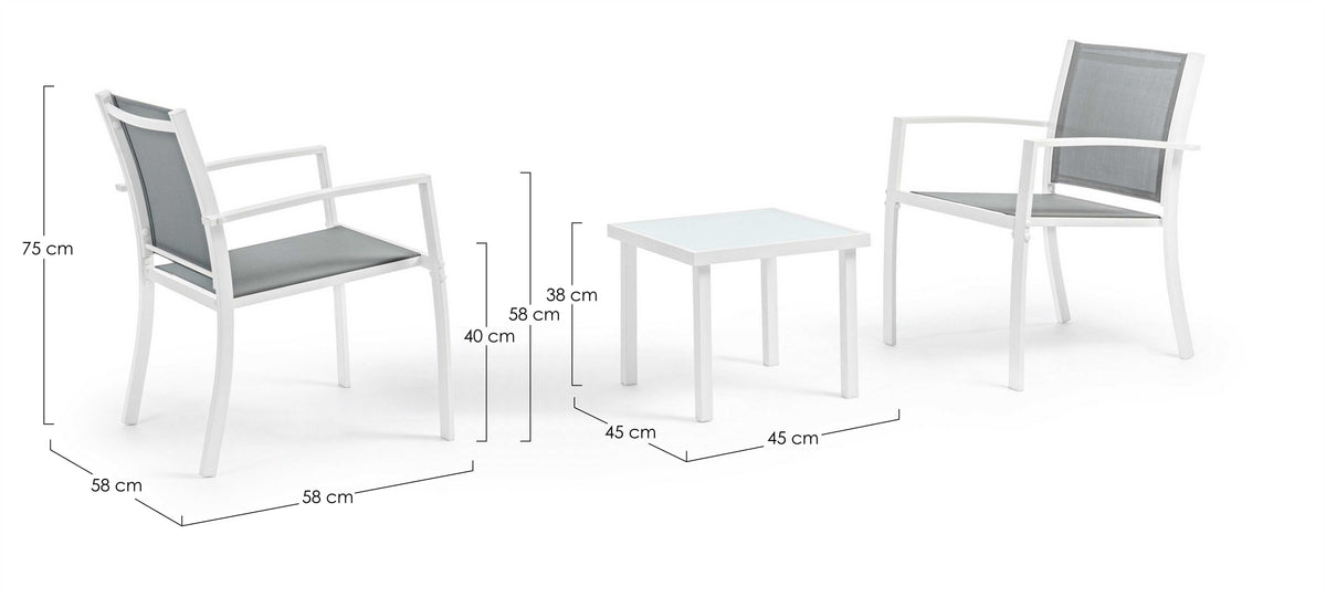 SET SALOTTO AURI BIANCO