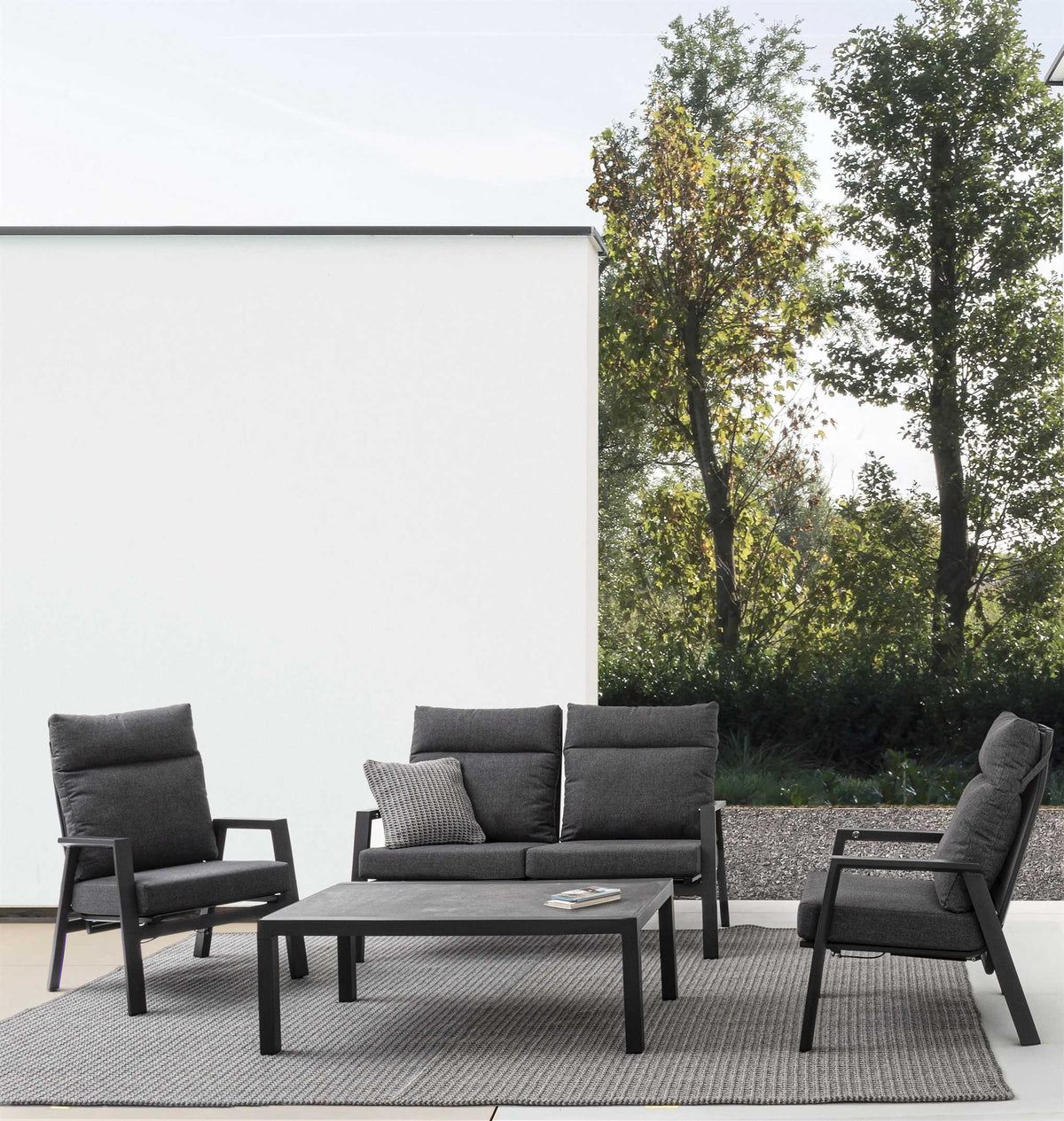 POLTRONA RECL C-C KLEDI ANTRACITE JX55