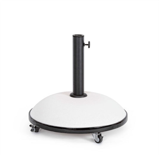 BASE OMBRELLONE C-RUOTE BARRY 35KG BIANC