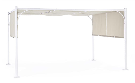 GAZEBO SLIDE 3X4 BIANCO-TORTORA