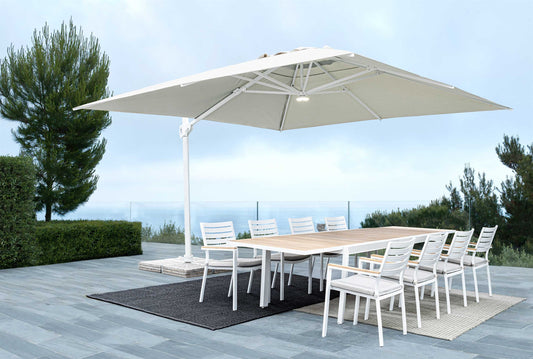 OMBRELLONE BRACCIO EDEN 3X3 BIA-NAT T