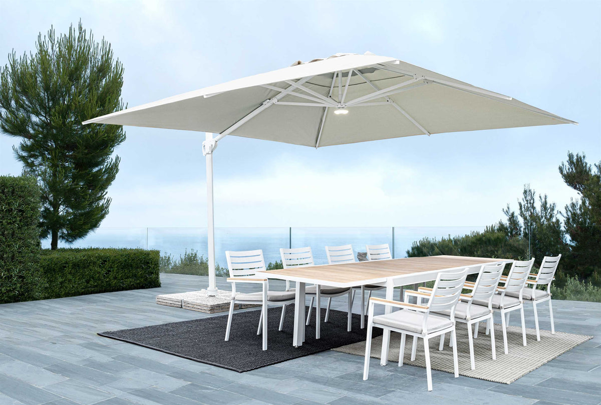 OMBRELLONE BRACCIO EDEN 3X3 BIA-NAT T