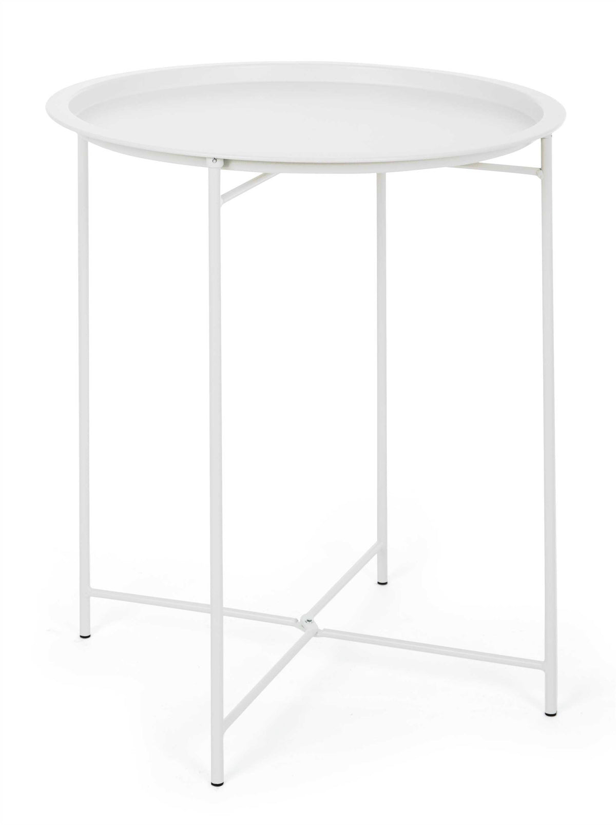TAVOLINO C-VASSOIO WISSANT BIANCO D46