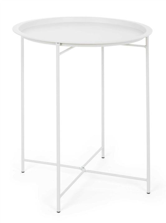 TAVOLINO C-VASSOIO WISSANT BIANCO D46
