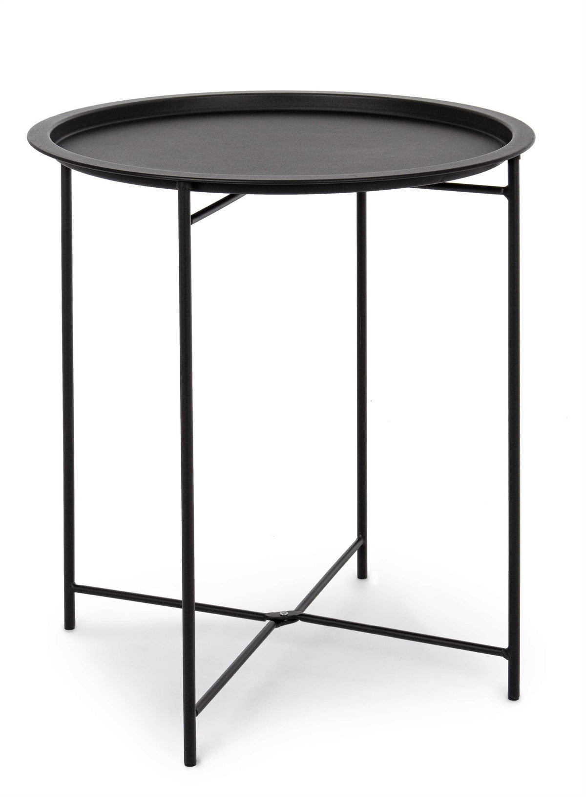 TAVOLINO C-VASSOIO WISSANT NERO D46