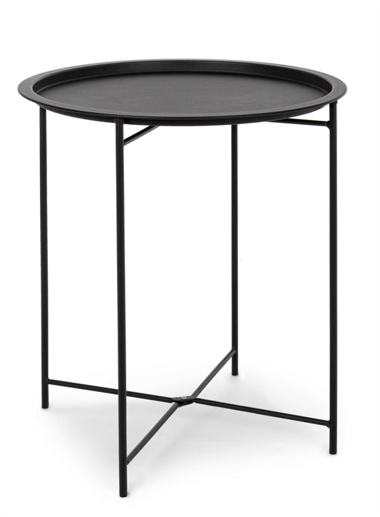 TAVOLINO C-VASSOIO WISSANT NERO D46