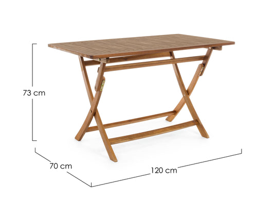 TAVOLO NOEMI RETT 70X120