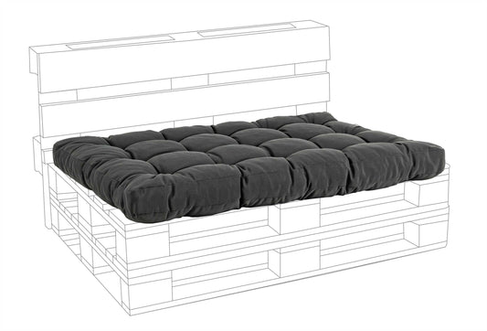 CUSCINO PALLET SEDUTA POLY230 CARBON