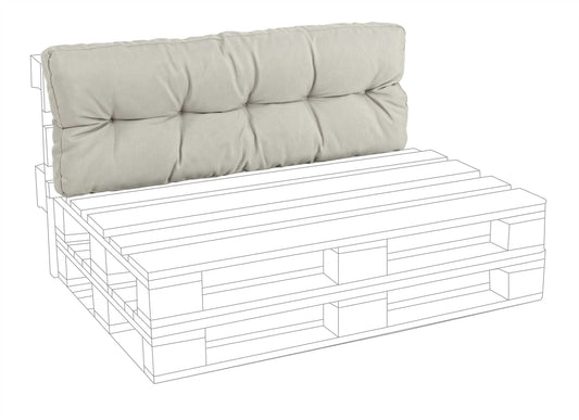 CUSCINO PALLET SCHIENALE POLY230 BEIGE