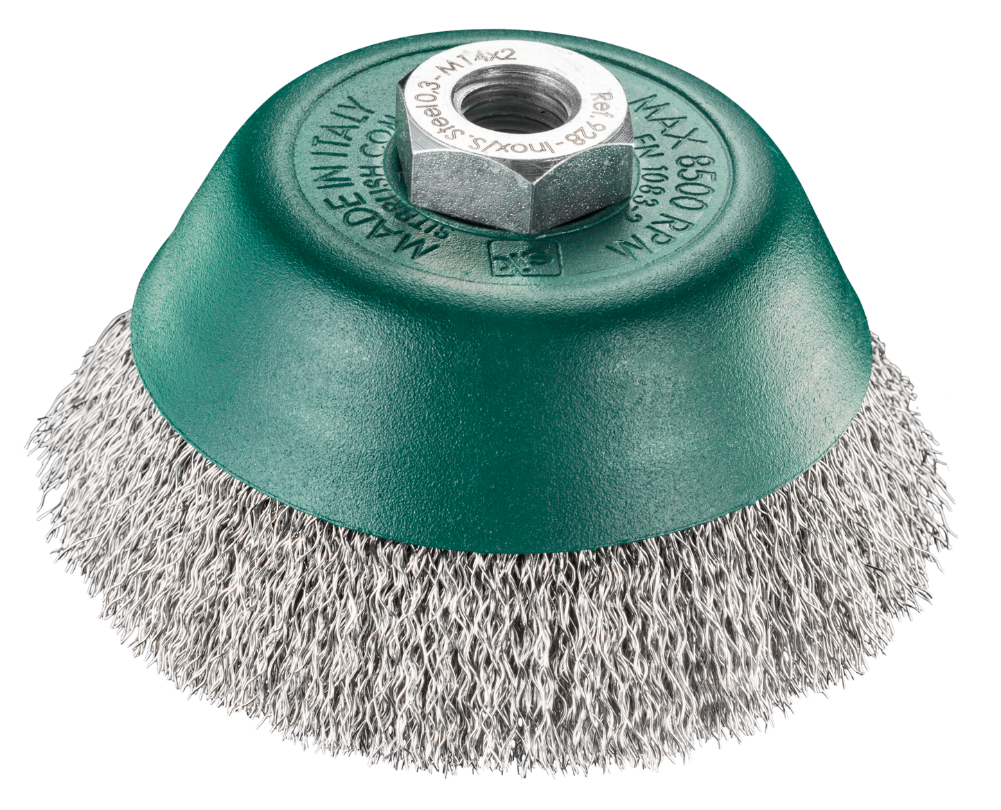 SPAZZOLA TAZZA MM.100 INOX BT100 SIT