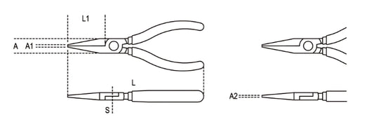 PINZA BECCHI TONDI MM.160 BETA