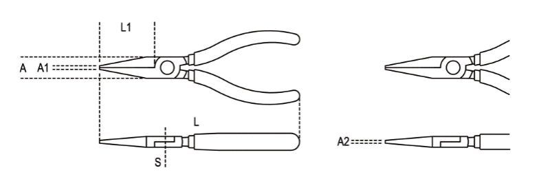 PINZA BECCHI TONDI MM.160 BETA