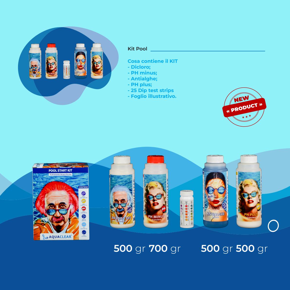 START KIT X PISCINE AQUACLEAR