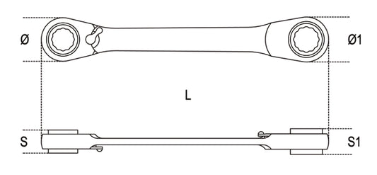 CHIAVE POLIG.MM.12-13 CRICCH.BETA