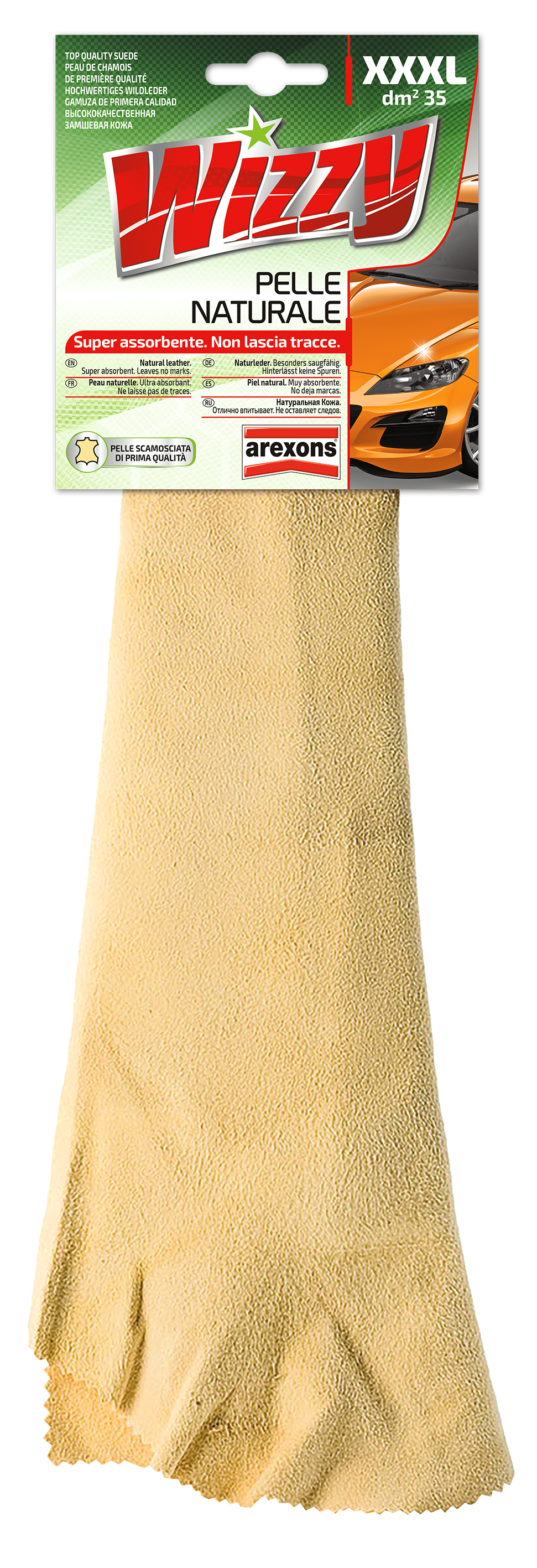 PELLE SCAMOSCIATA GRANDE AREXONS