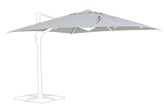 TELO OMBR BRACCIO INES 3X3 GRIGIO CHIARO