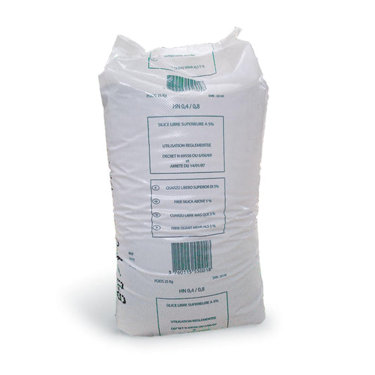 SABBIA QUARZIFERA RIC.X FILTRO 04/08 KG.25