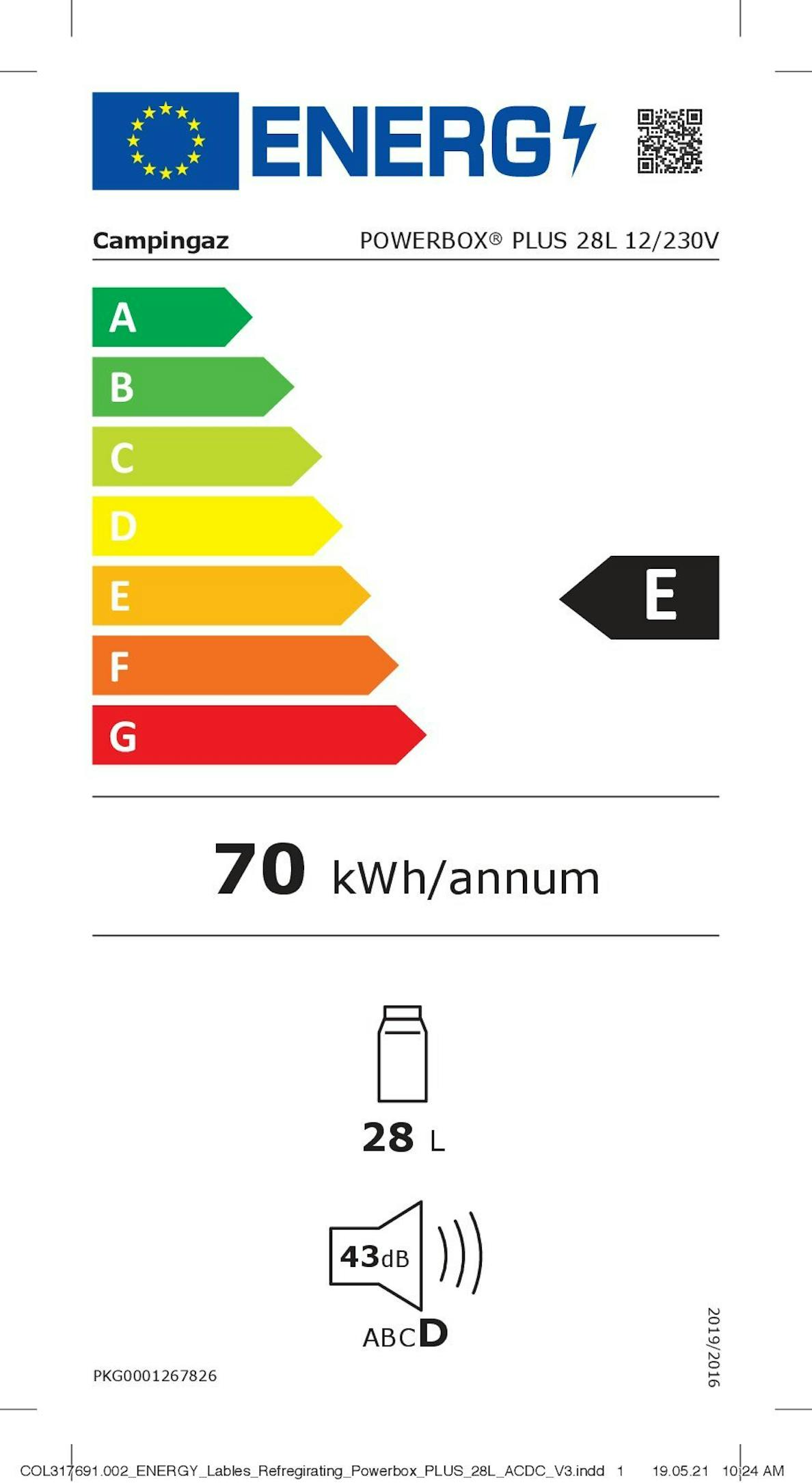 GHIACCIAIA POWERBOX PLUS 12/230V LT. 28 CAMPINGAZ