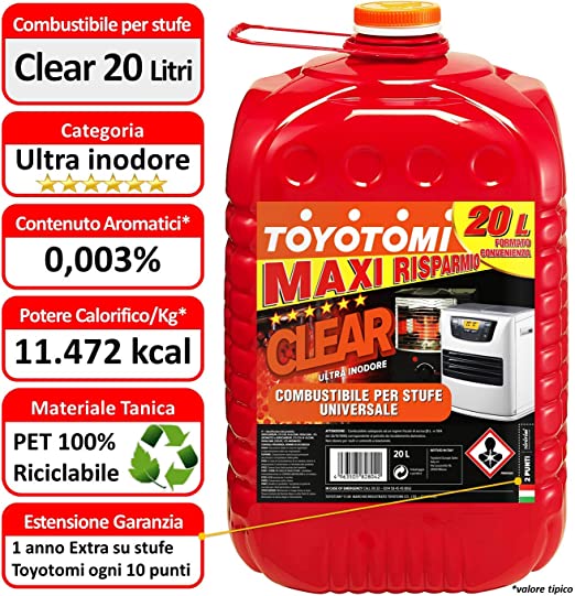 CARBURANTE CLEAR LT.20 TOYOTOMI