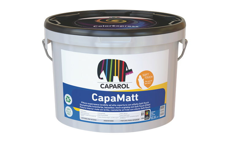 PITTURA SUPER OPACA CAPA-MATT BASE 3 LT.4,7 CAPAROL