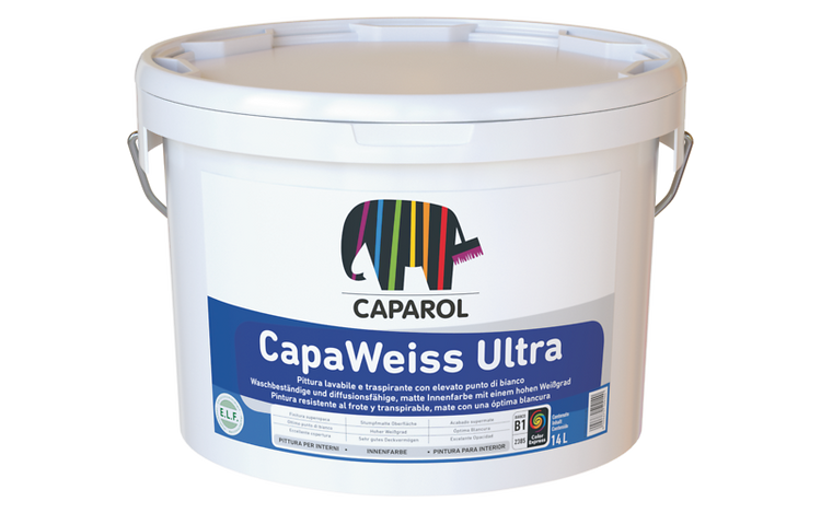 PITTURA TRASPIRANTE CAPAWEISS ULTRA LT.14 CAPAROL