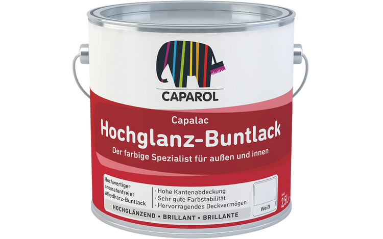 SMALTO CAPALAC HOCHGLANZ-BUNTLACK BIANCO LT.0,75 CAPAROL