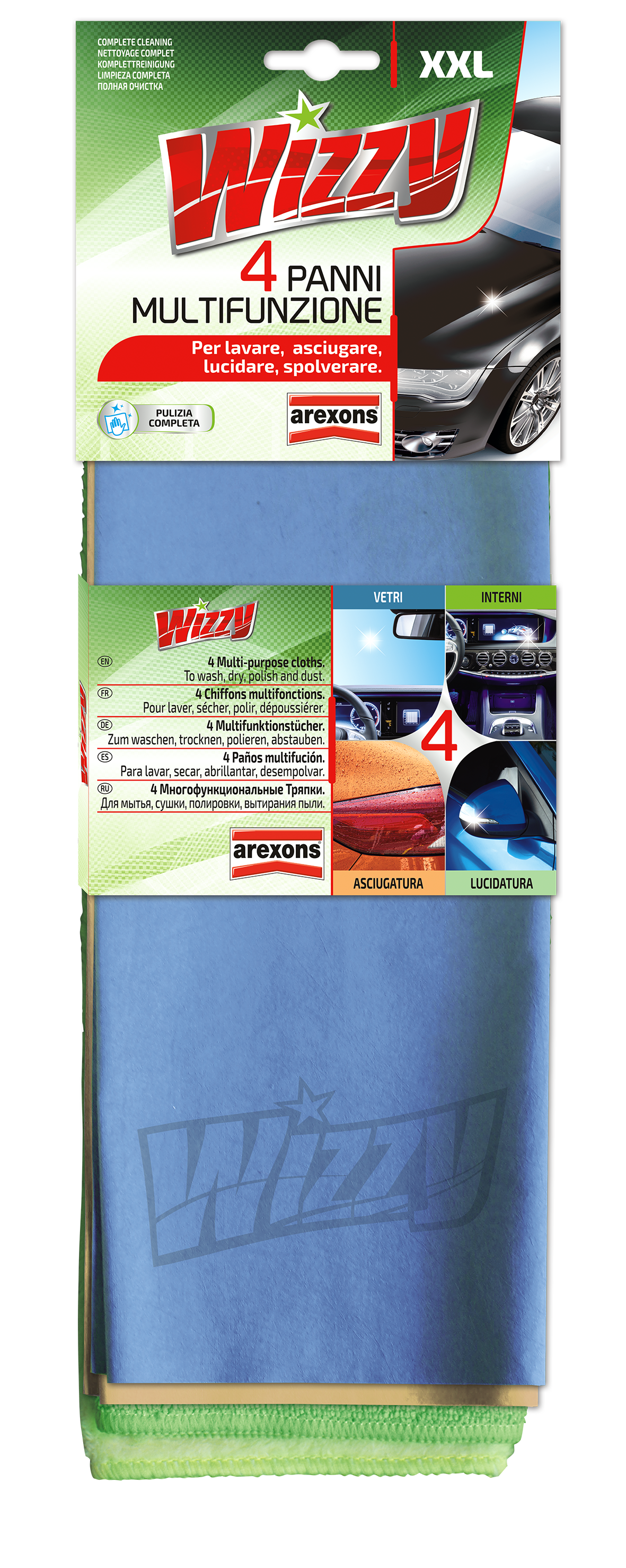 PANNI MULTIFUNZIONE WIZZY PZ.4 AREXONS