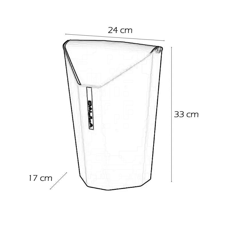 PATTUMIERA CON COPERCHIO BASCULANTE 6.5LT