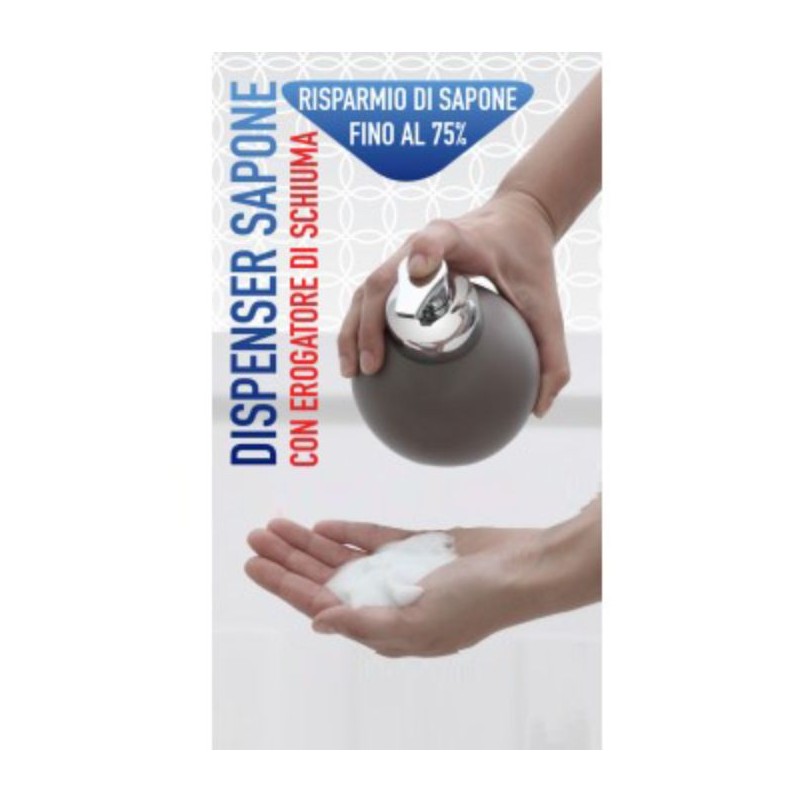 DISPENSER SAPONE GRIGIO LINEA OSLO