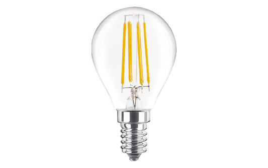 LAMP.SFERA LED FILAM. E14 4W 3000K