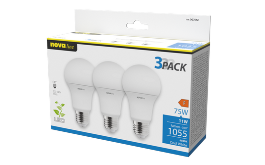 TRIPACK LED GOCCIA 11 W LUCE FREDDA