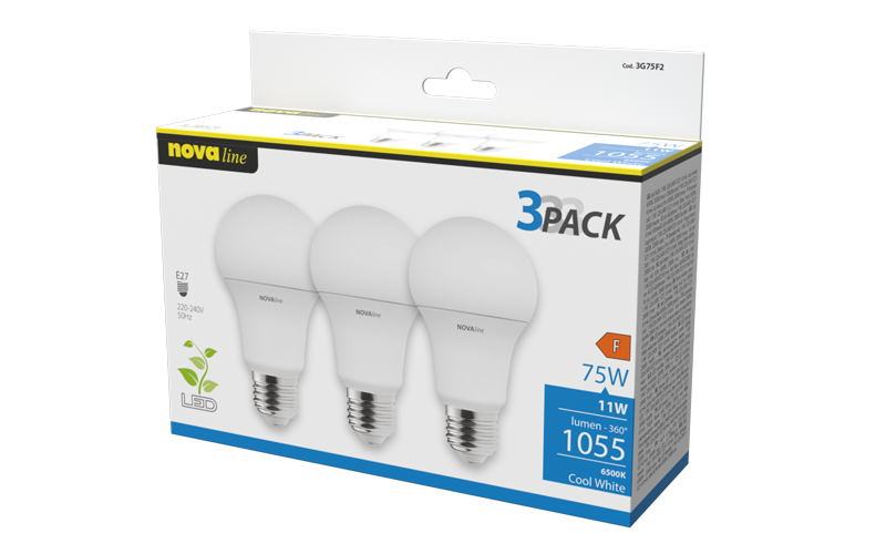 TRIPACK LED GOCCIA 11 W LUCE FREDDA