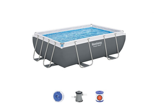 PISCINA CM.282X196 H.84 FRAME BESTWAY