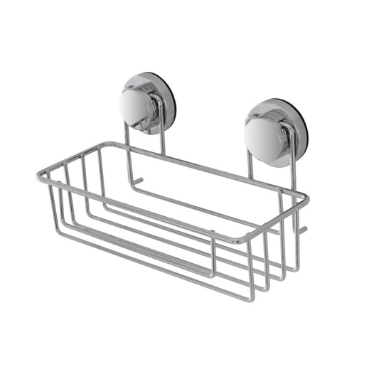 MENSOLA RETT. 1RIP. CROMO A VENTOSA DINAMIK