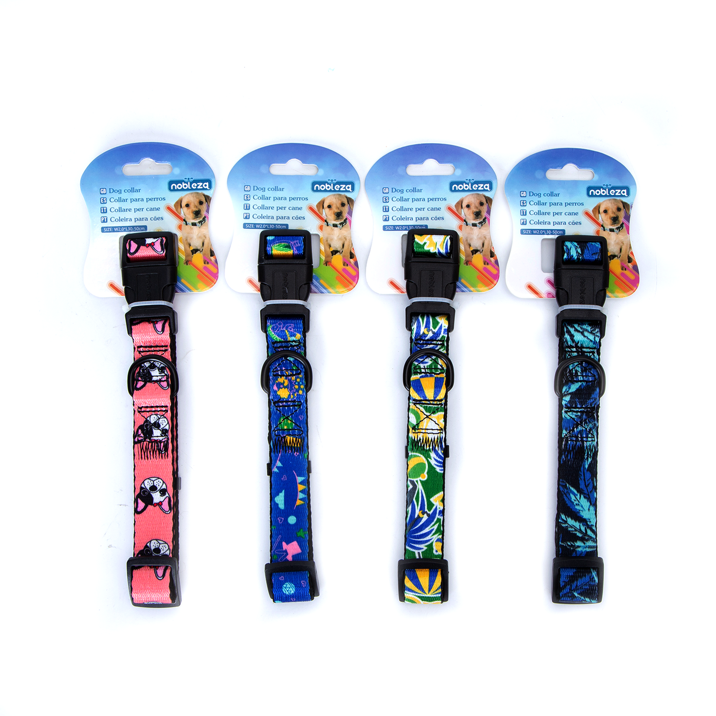 COLLARE IN POLIESTERE A TRASFERIMENTO TERMICO TG.M